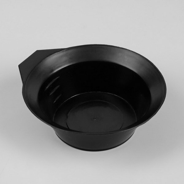 Чаша для окрашивания d = 12 см цвет чёрный