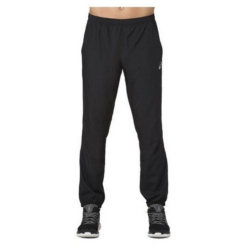 фото Брюки мужские спортивные asics 2011a038 001 silver woven pant 2011a038001-1 размер 48 цвет черный