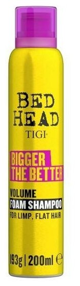 Tigi Bed Head Bigger The Better Volume Шампунь-пенка для придания объема волос 200мл