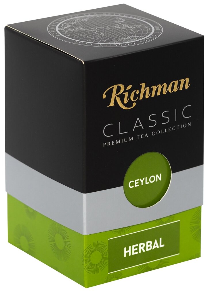 Чайный напиток Richman травяной HERBAL, 100г цейлон, картонная коробка - фотография № 1