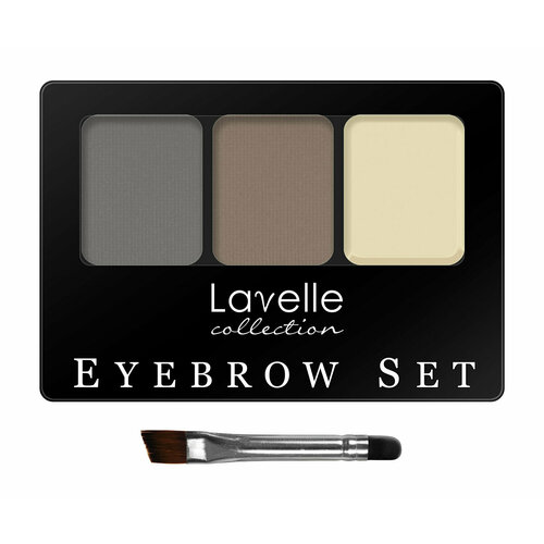 LAVELLE COLLECTION Набор для макияжа бровей, 2,7 г, 03 комбинированный