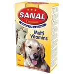Добавка в корм SANAL Premium Multi Vitamins с пшеничными зародышами для собак и щенков - изображение
