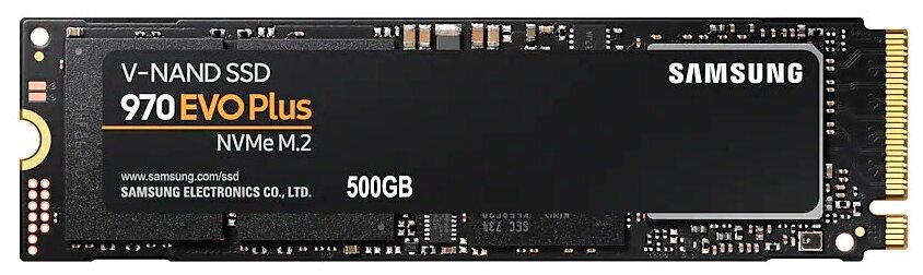 Твердотельный накопитель Samsung 970 EVO Plus 500Gb PCI-E x4 MZ-V7S500BW