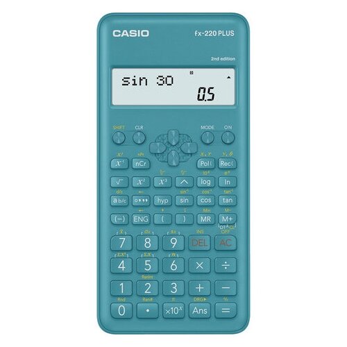 фото Калькулятор инженерный casio fx-220plus-2-s-eh (155х78 мм), 181 функция, питание от батареи, сертифицирован для егэ