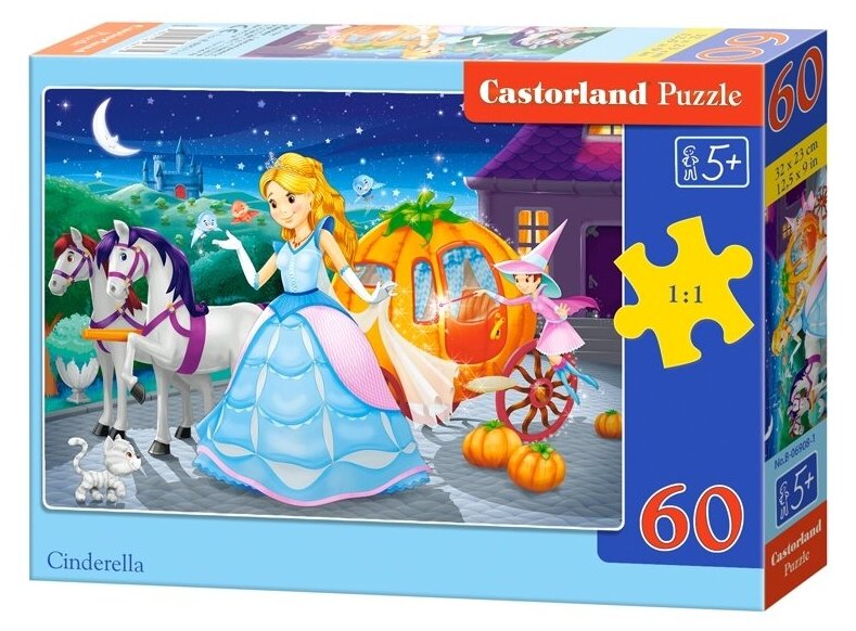 Пазл Castorland Cinderella (B-06908), 60 дет.