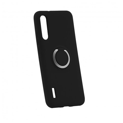 фото Чехол на xiaomi mi a3 derbi slim silicone-3 с кольцом черный