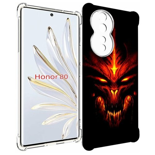 Чехол MyPads diablo-3-диабло для Honor 80 задняя-панель-накладка-бампер