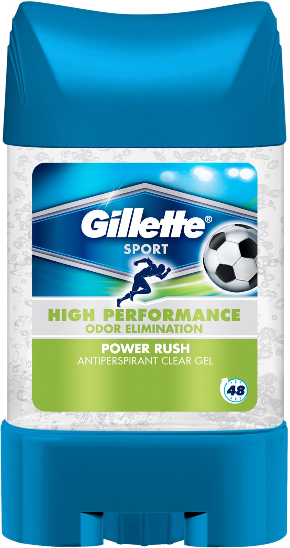 Гелевый дезодорант-антиперспирант Gillette Power Rush, 70 мл - фото №15