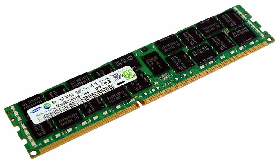 Оперативная память Samsung 16 ГБ DDR3L 1600 МГц DIMM CL11 M393B2G70BH0-YK0