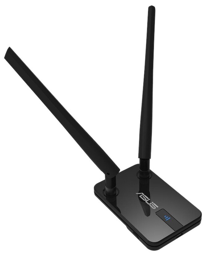 Сетевое оборудование ASUS USB-N14 Wireless N USB Adapter (RTL) (802.11n/g/b, 300Mbps, 2x5dBi), шт