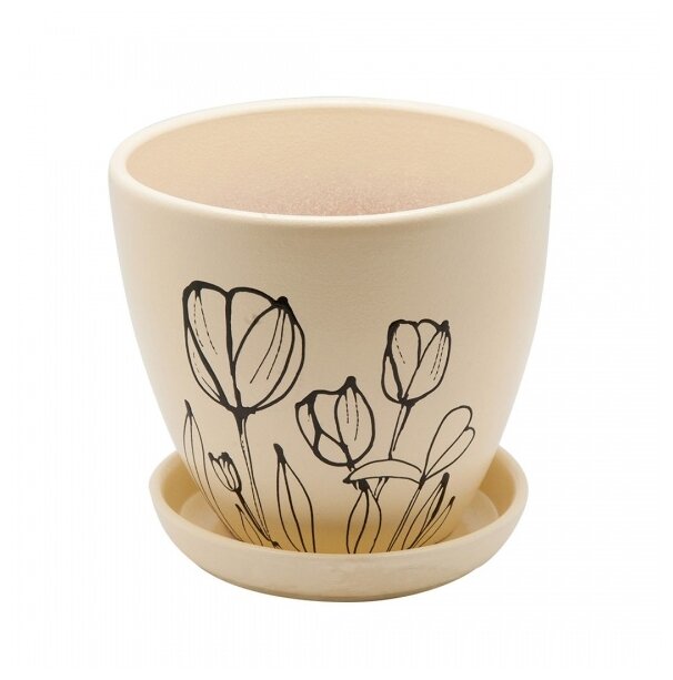 фото Горшок ENGARD с поддоном BH-23-1