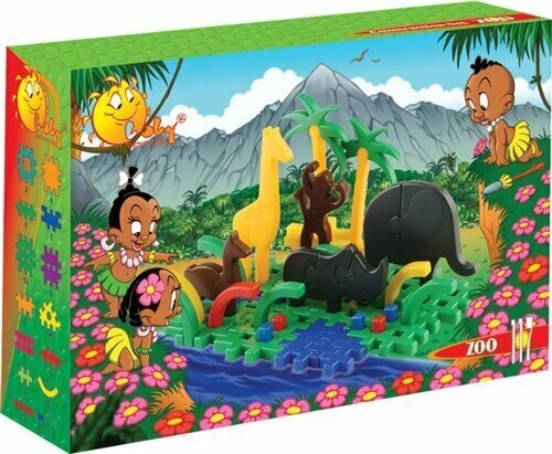 Конструктор Зоопарк (117 эл) в кор 0996