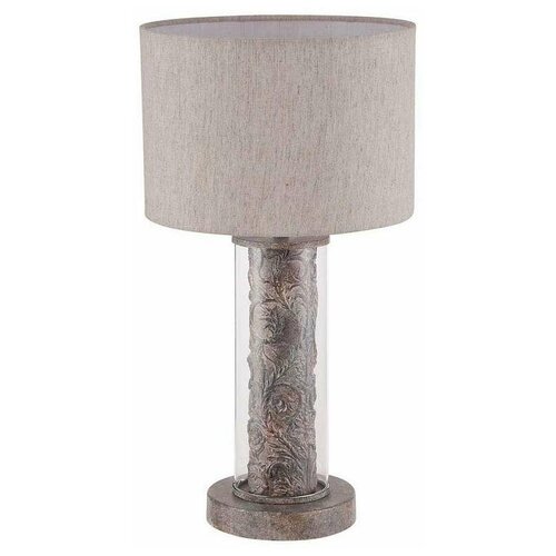 Лампа декоративная MAYTONI Maryland ARM526TL-01GR, E14, 40 Вт, цвет арматуры: серый, цвет плафона/абажура: серый