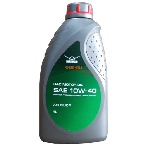Полусинтетическое моторное масло УАЗ 10W-40, 1 л