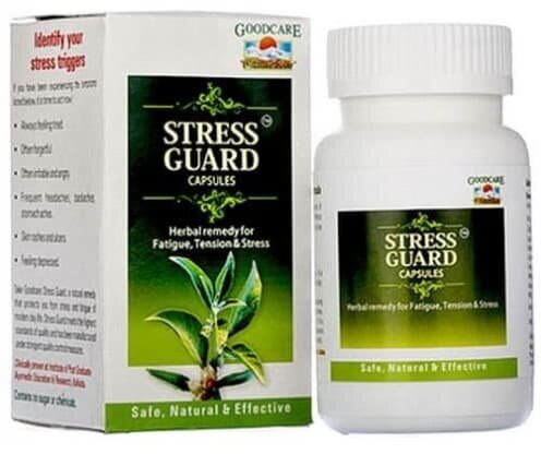 Стресс гард Байдинахт (Stress Guard Baidyanath) для нервной системы, при стрессе, 60 капс.