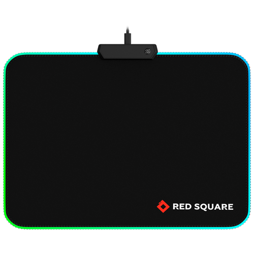 Коврик Red Square RGB, черный игровой коврик для мыши fbb в стиле аниме eye mouse pad desk mat speed xl 900 х 400 х 4 мм