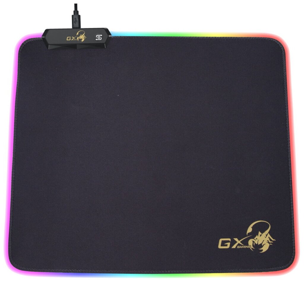 Коврик для мыши Genius GX-Pad 300S, с RGB подсветкой (320 x 270 x 3мм)