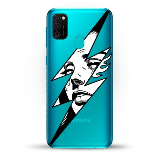 фото Силиконовый чехол молния на samsung galaxy m21 andy & paul