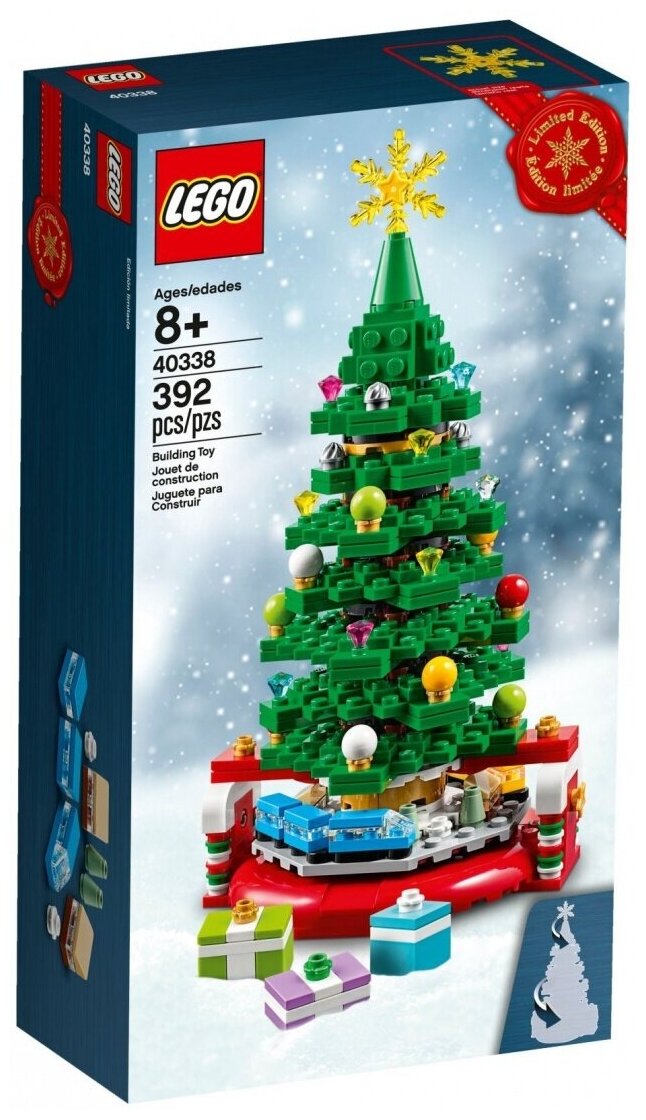 Конструктор LEGO Seasonal 40338 Рождественская Елка, 392 дет.