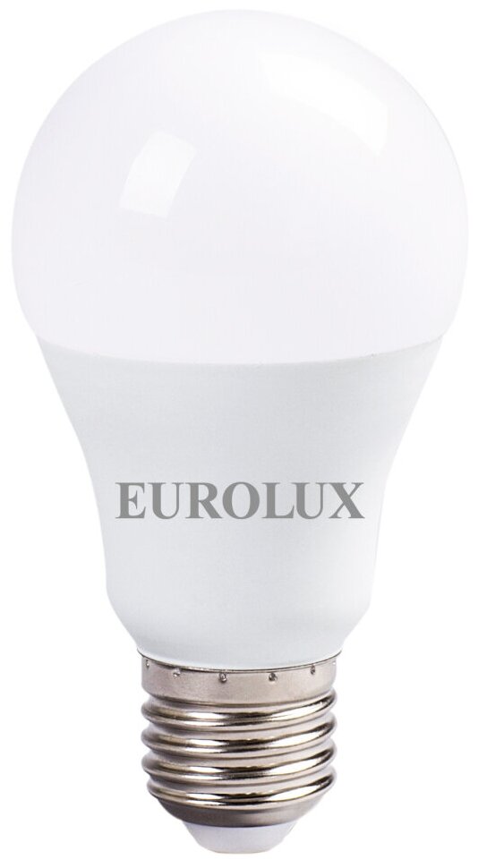 Лампа светодиодная LL-E-A60-15W-230-2,7K-E27 (груша, 15Вт, тепл., Е27) Eurolux - фотография № 1
