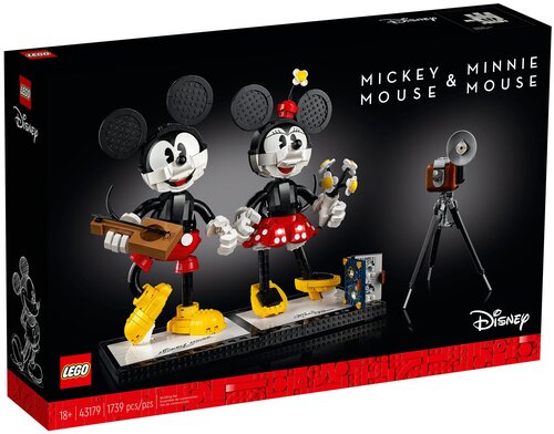 Конструктор LEGO Disney 43179 Микки Маус и Минни Маус, 1739 дет.