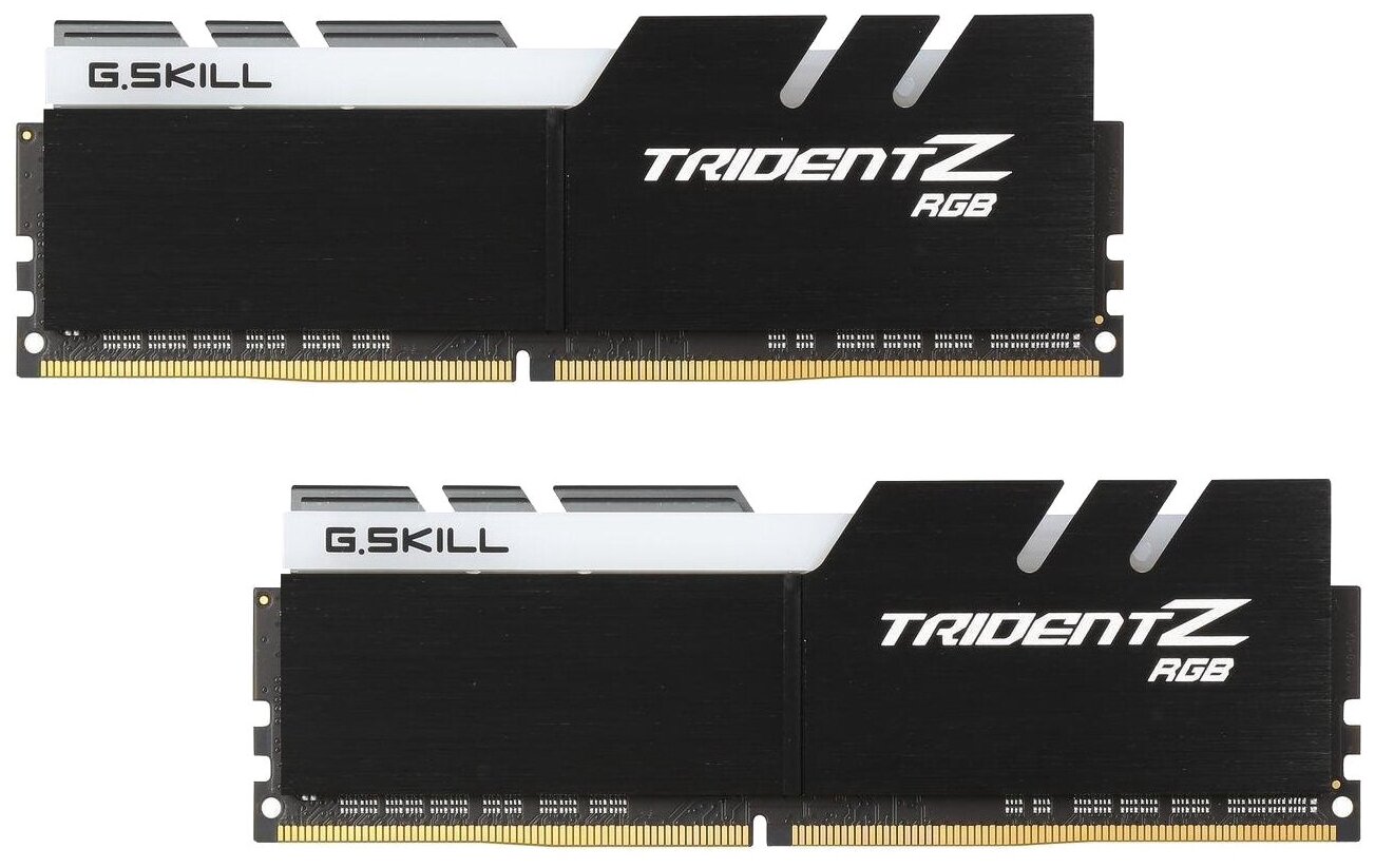 Оперативная память G.skill DDR4 32Gb (2x16Gb) 3200MHz pc-25600 Trident Z RGB (F4-3200C16D-32GTZR)