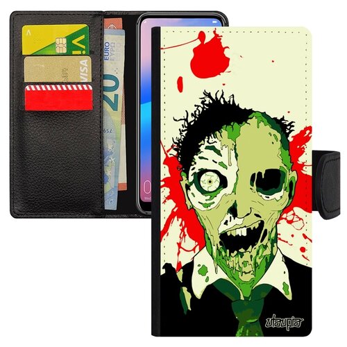 фото Чехол-книжка на мобильный huawei p30 lite, "зомби" фантом оживший utaupia