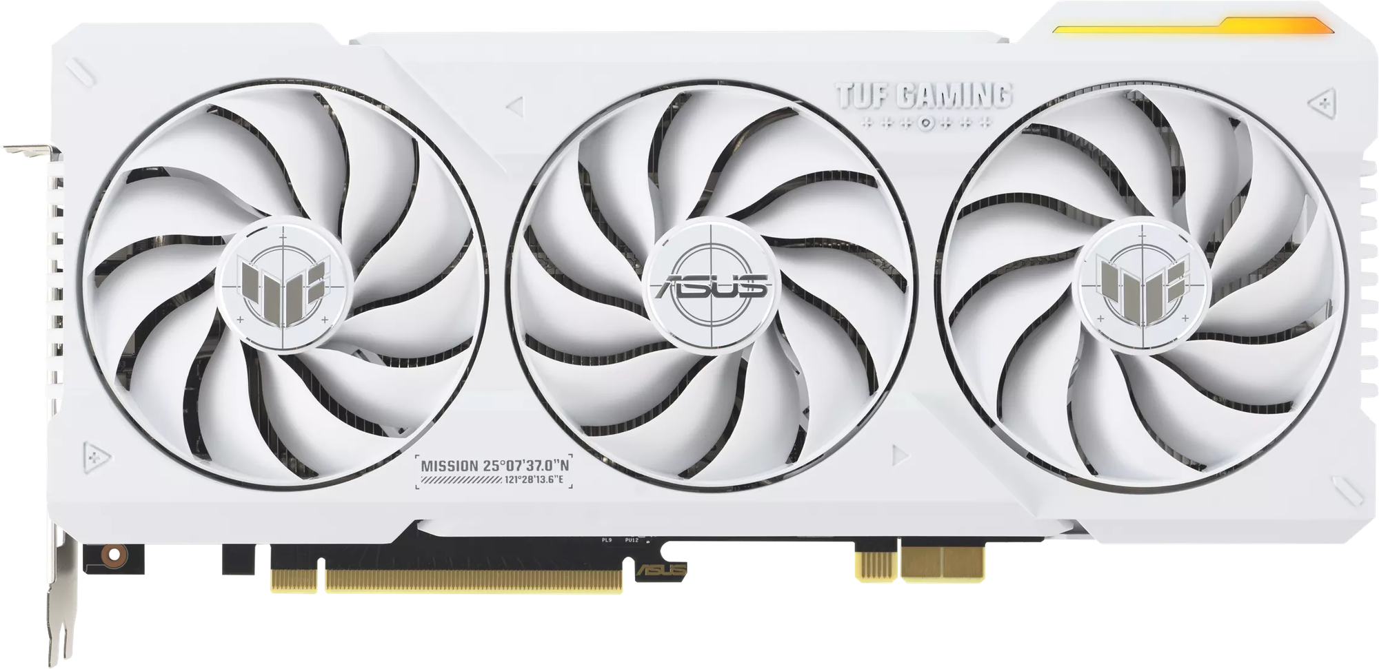 Видеокарта Asus PCI-E 4.0 TUF-RTX4070TIS-O16G-BTF-WHITE NVIDIA GeForce RTX 4070TI Super 16Gb 192bit GDDR6X 2640/21000 HDMIx2 DPx3 HDCP Ret