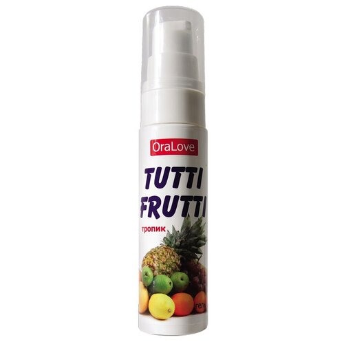 Купить Пробник гель-смазки Tutti-frutti со вкусом тропических фруктов - 4 гр. (155666), Биоритм, Интимные смазки