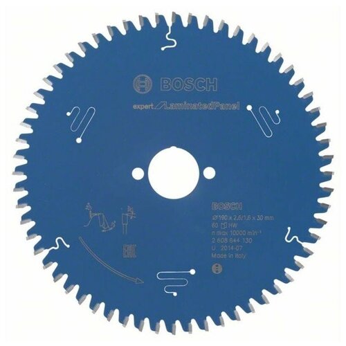 фото Пильный диск bosch expert for laminated panel 190x30x2.6/1.6x60t 2608644130