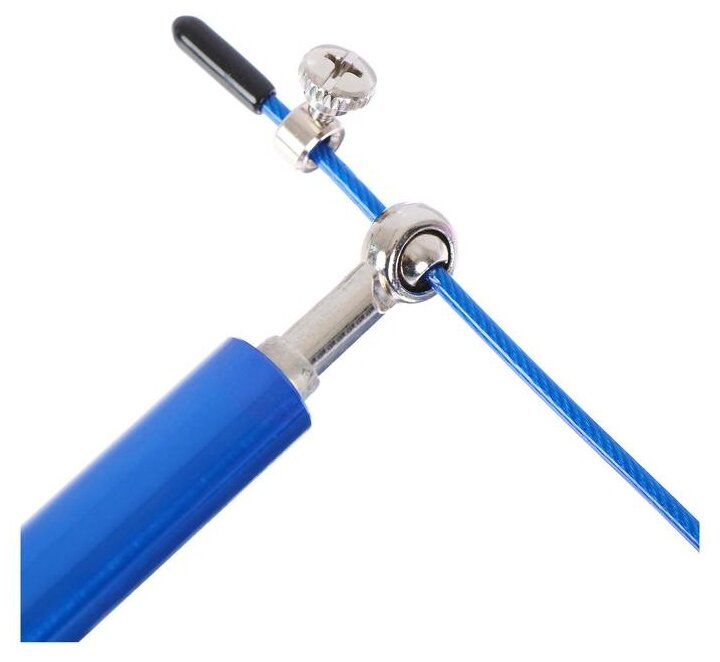 Скоростная скакалка ONLITOP, длина 2,8 м, цвет синий