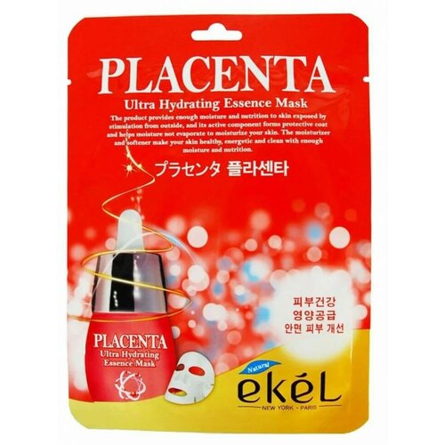 ekel крем для лица с экстрактом плаценты 100 мл Маска для лица с плацентой, EKEL, 23 мл