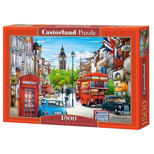 пазл castorland алые паруса c 104482 1000 дет 47х68х5 см разноцветный Пазл Castorland London (C-151271), 1500 дет., 47х68х5 см, мультиколор