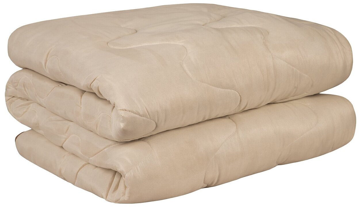 Одеяло Аскона Pure Wool, 200 x 220 см, бежевый - фотография № 1