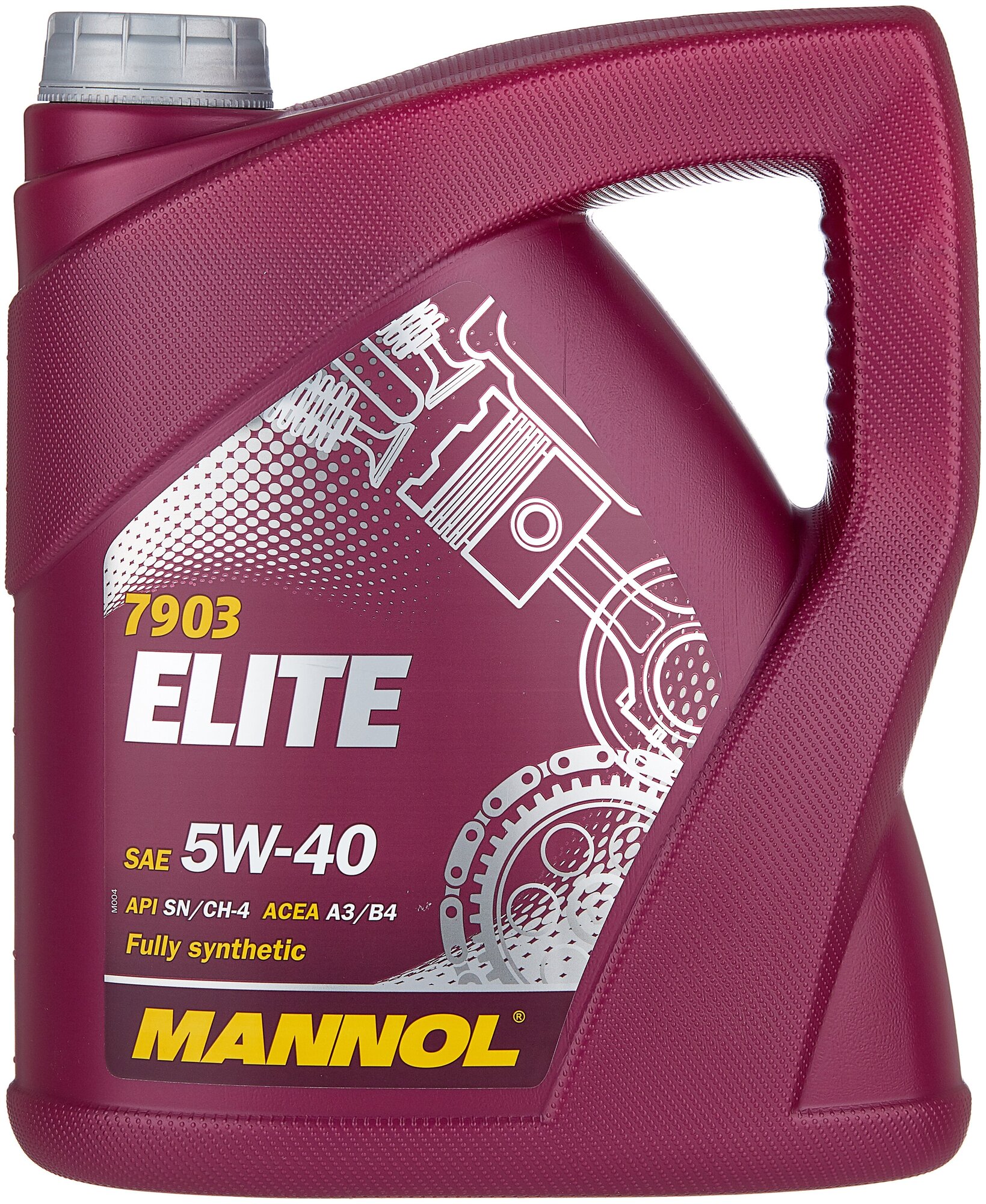 Полусинтетическое моторное масло Mannol Elite 5W-40 Sn/Ch-4