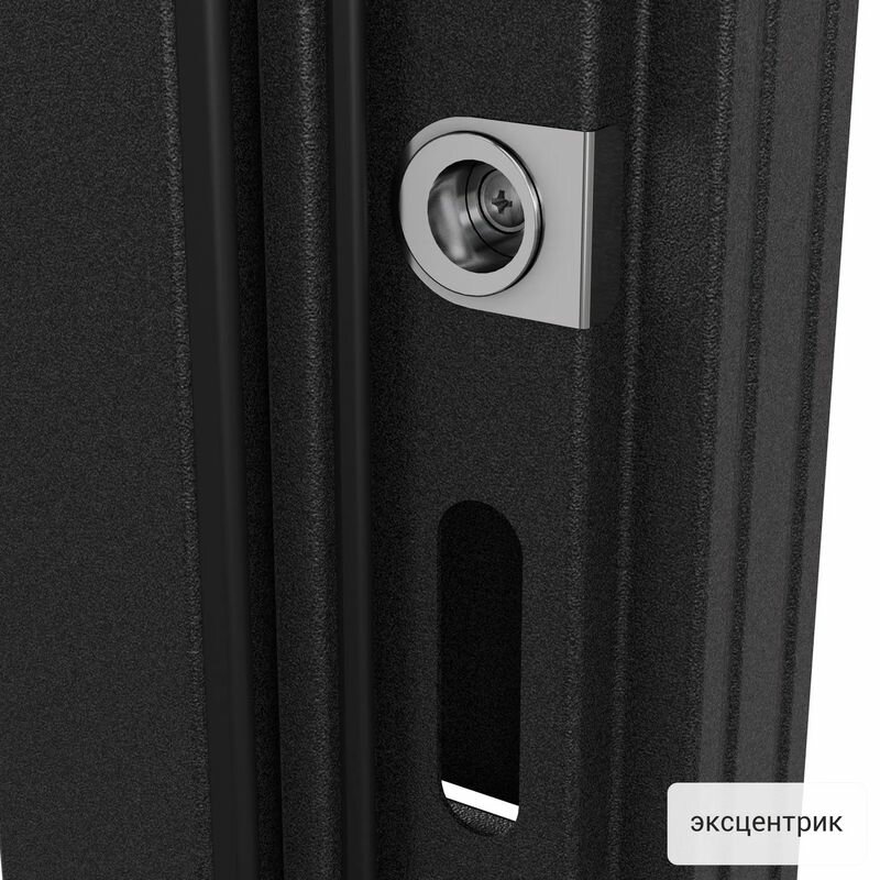 Дверь входная Torex для дома Village 950х2050 правый, тепло-шумоизоляция, терморазрыв, антикоррозийная защита, замки 4-го и 2-го класса, черный/серый - фотография № 8