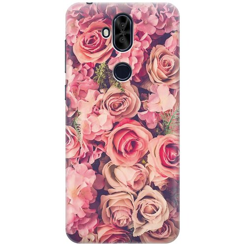 фото Re:pa накладка transparent для asus zenfone 5q / 5 lite zc600kl с принтом "розовый куст"