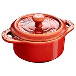 Керамическая кокотница Ceramique, 10 см, медь, Staub - изображение