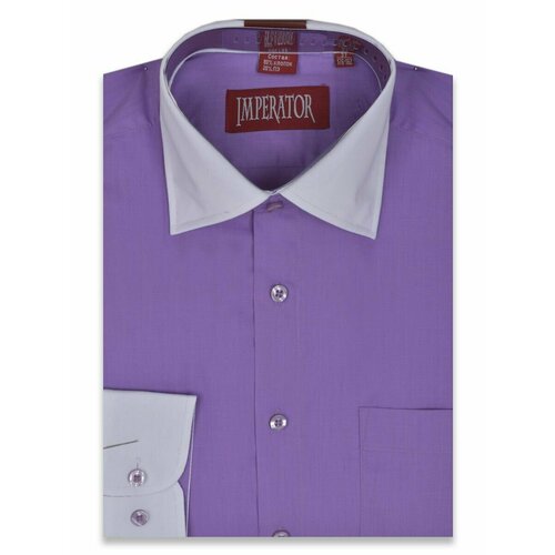 фото Рубашка imperator, размер 38 ворот/170-176, фиолетовый