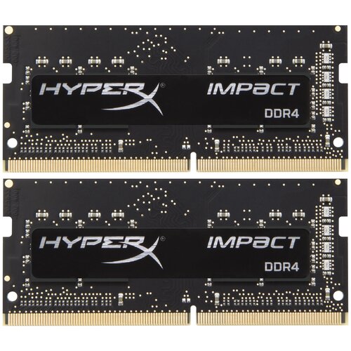 Память Kingston HyperX Impact DDR4 Sodimm 2933MHz PC4-23400 CL17 - 16Gb KIT 2x8Gb HX429S17I 778600₽