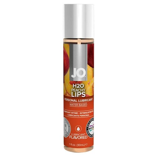 Масло-смазка JO H2o Peachy Lips, 30 мл, 1 шт. масло смазка jo h2o peachy lips 120 мл цветочный 1 шт
