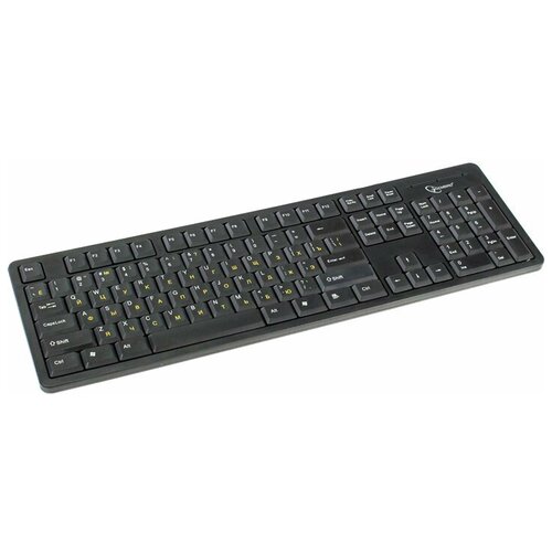 Клавиатура Gembird KB-8340U-BL Black USB черный