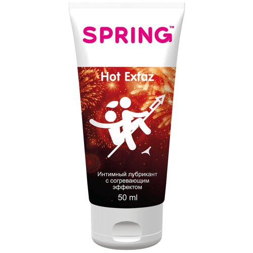 Крем-смазка  Spring Hot Extaz, 50 г, 50 мл, вишня, 1 шт.