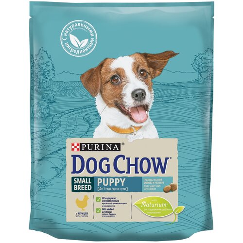 Dog Chow Сухой корм для щенков мелких пород Dog Chow Puppy, курица, 800 гр, 3 шт.