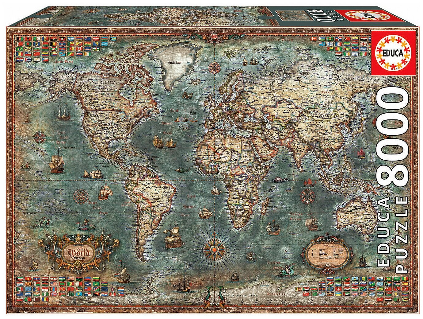 Пазл Educa Историческая карта мира (18017)
