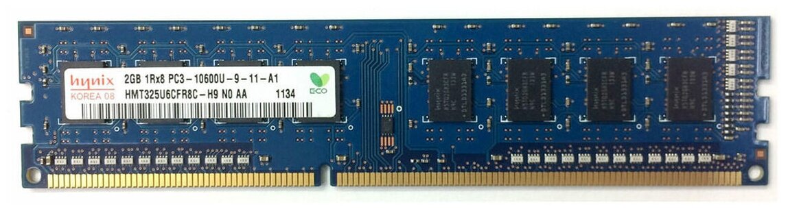 Оперативная память Hynix 2 ГБ DDR3 1333 МГц DIMM CL9 HMT325U6CFR8C-H9