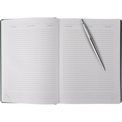 Подарочный набор: Шариковая ручка Parker Jotter XL SE20 Monochrome в подарочной упаковке, цвет: Black, стержень: Mblue и Ежедневник красный недатиров