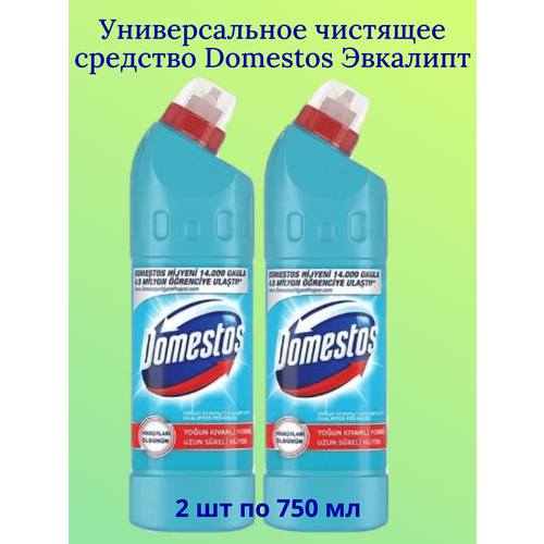Универсальное чистящее средство Domestos Эвкалипт, 750 мл х2 шт
