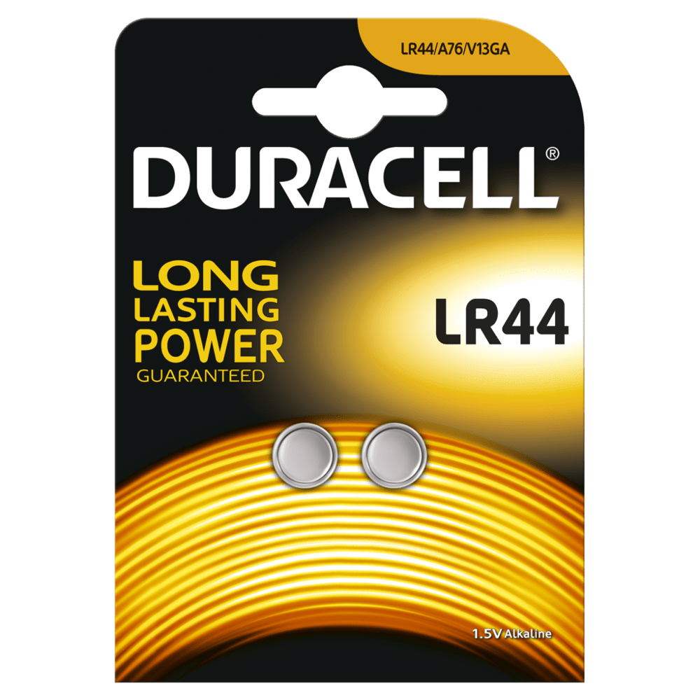 Батарейка алкалиновая 1006466 Duracell LR44 AG13 A76 357 1,5В дисковые 2шт