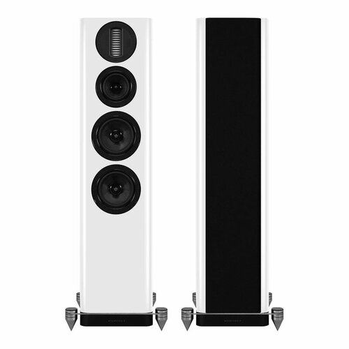 стойка для акустики wharfedale ас aura 1 stands black Wharfedale Aura 3 hi-gloss white напольная акустика